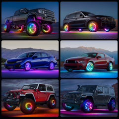 Ehaho RGB Dream Chasing LED Wheel Lights