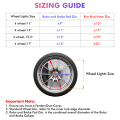 Ehaho RGB Dream Chasing LED Wheel Lights