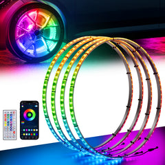 Ehaho RGB Dream Chasing LED Wheel Lights