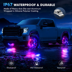 Ehaho RGB Dream Chasing LED Wheel Lights