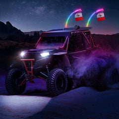 Ehaho 2PCS Mexico Flags for Whip Lights