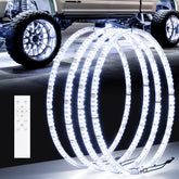 Ehaho Super Bright Double Row Pure White Wheel Lights