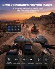 Ehaho 6.5 Inch ATV Speaker, Bluetooth ATV Sound Bar