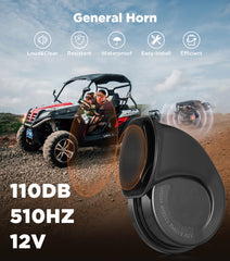 Ehaho ATV UTV Turn Signal Kit with 110D Horn