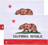 Ehaho 2PCS California Flags for Whip Lights