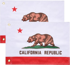 Ehaho 2PCS California Flags for Whip Lights