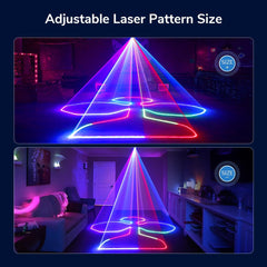 Ehaho L2400 3D DJ Laser Party Lights | RGB 3D Animation 2.0
