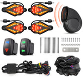Ehaho 2-in-1 UTV Turn Signal Kit with 110D Horn