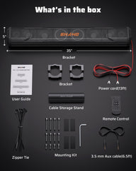 Ehaho EH2003 35 Inch UTV Sound Bar | 8 Speaker