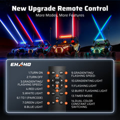 Ehaho Whipless LED Whip Lights