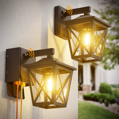 Ehaho EH-BD03 Porch Lights with GFCI Outlet