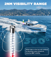 Ehaho 4FT LED Boat Navigation Light