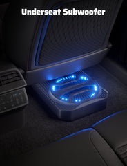 Ehaho 10" 1600W Slim Under Seat Car Subwoofer with Amp