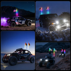Ehaho Whip Lights with Spring Base | Insert Pin