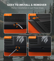 Ehaho Metal Rear Door Pockets for Jeep