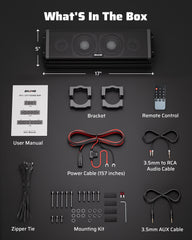 Ehaho 17 Inch UTV Sound Bar (T101)