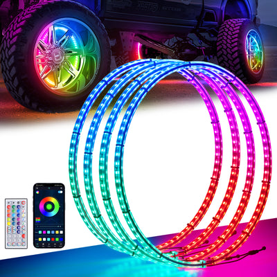 Ehaho RGB Dream Chasing LED Wheel Lights