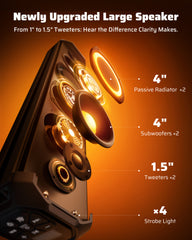 Ehaho EH2002 26 Inch UTV Sound Bar | 6 Speaker