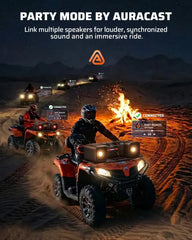 Ehaho 6.5 Inch ATV Speaker, Bluetooth ATV Sound Bar