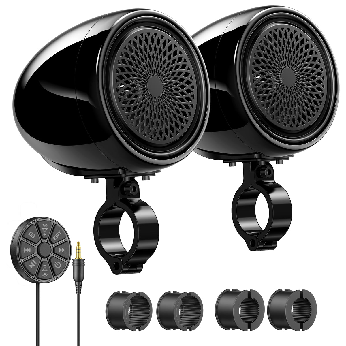 Ehaho 4" Motorcycle Speakers | 600W Bluetooth 6.0