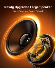 Ehaho 4" Motorcycle Speakers | 600W Bluetooth 6.0 | External Class-D amplifier