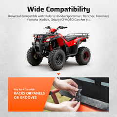 Ehaho ATV Rear Seat Storage Bags with Cooler Bag