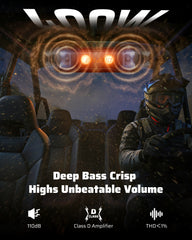 Ehaho EH2001 17 Inch UTV Sound Bar | 4 Speaker