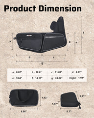 Ehaho RZR 1000 XP Front Door Bags