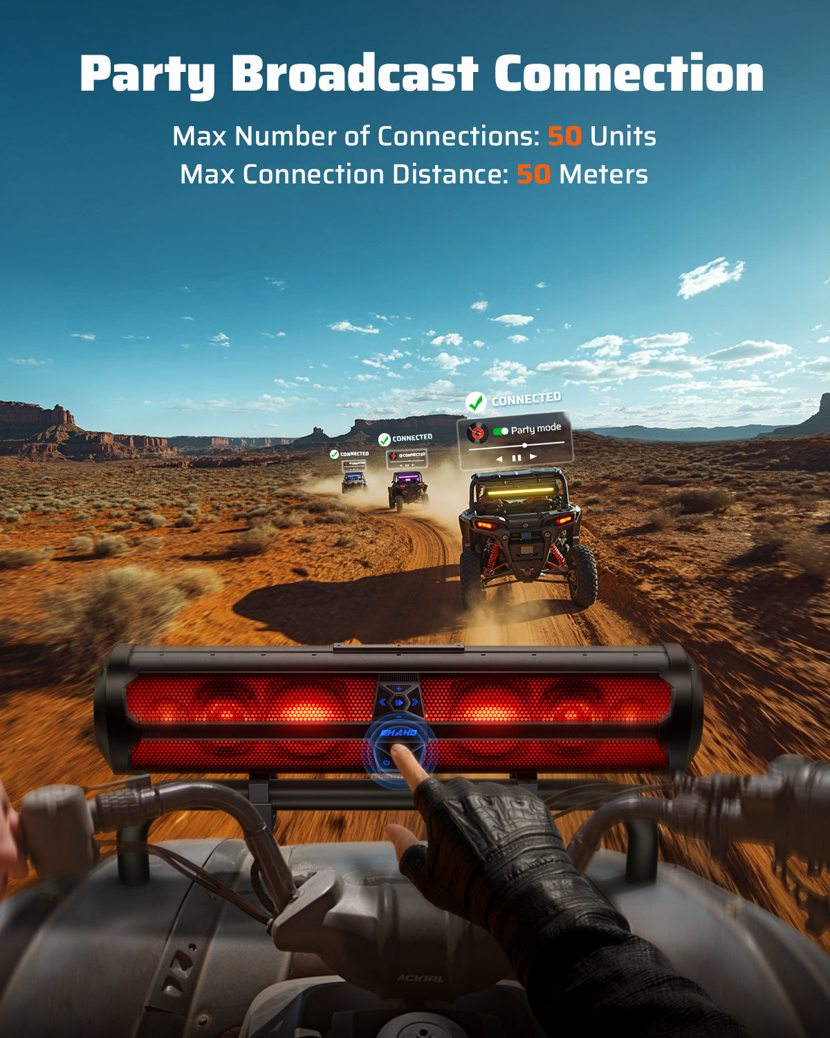 UTV SOUND BAR 4321 CONNECTION