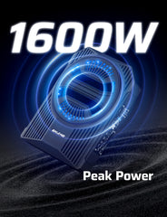 Ehaho 10" 1600W Slim Under Seat Car Subwoofer with Amp