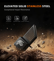 Ehaho Metal Rear Door Pockets for Jeep